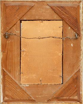 OKÄND KONSTNÄR, gouache på porslin, ej signerad, omkring sekelskiftet 1900.