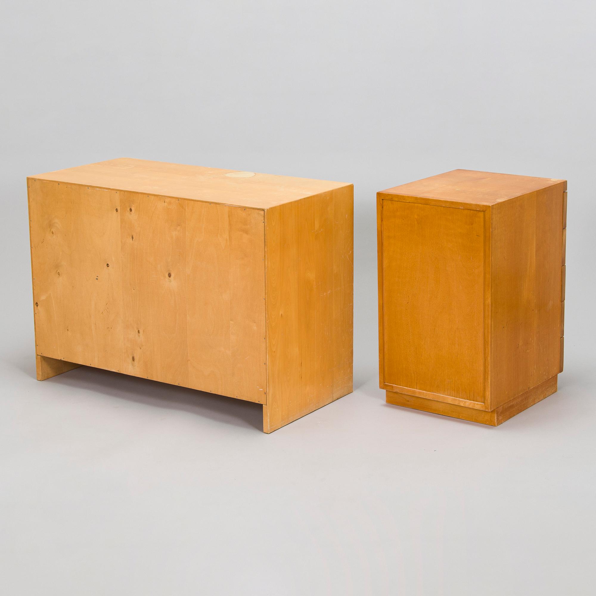 Alvar & Aino Aalto, kirjoituspöytä ja tuoli, malli "69", Artek, 1950/60/70-luku.