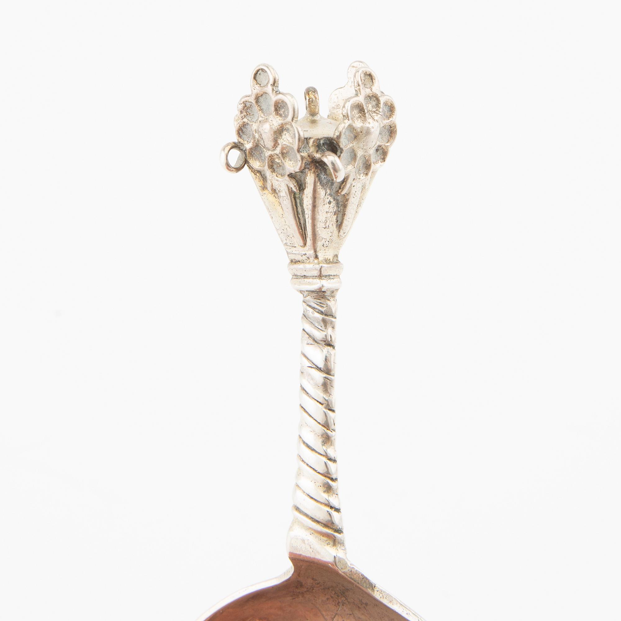 Supsked silver Karlskrona möjligen Benedict Stechau (verksam 1705-1712).