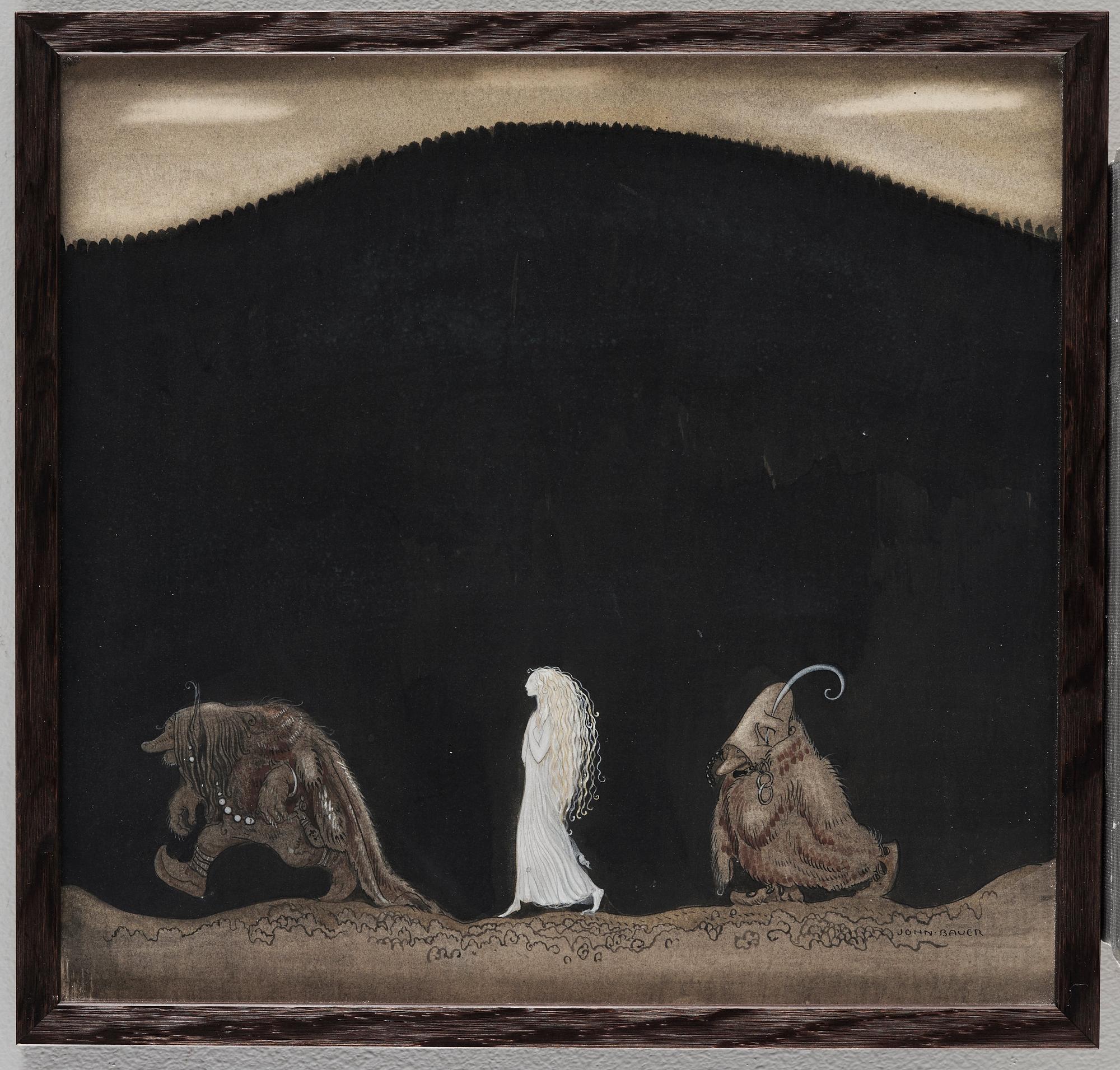 John Bauer, "Bianca Maria och trollen".