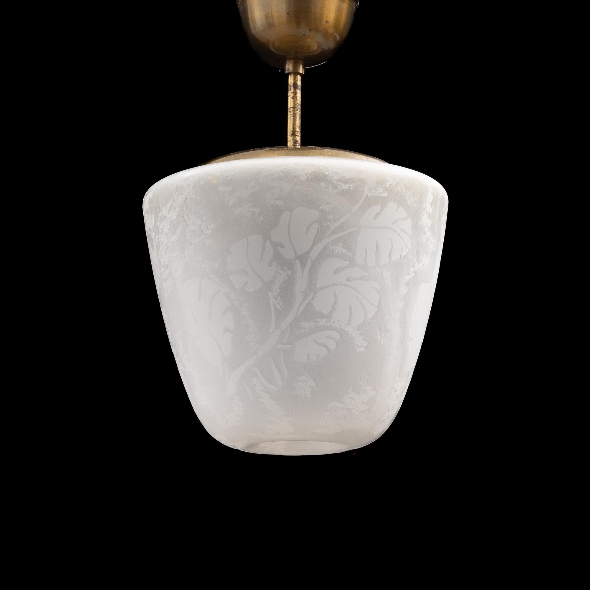 Edvard Hagman AB, a ceiling lamp, model "3133 D", 1940s.