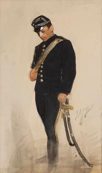 586. Anders Zorn, Lieutenant Carl Mesterton.