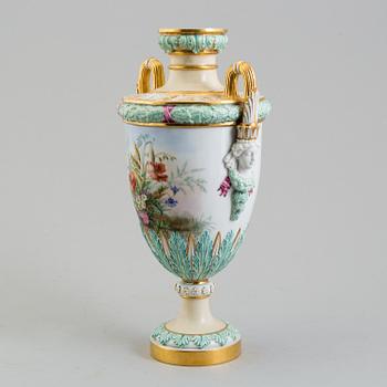 A late 19th century porcelain vase.