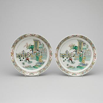 FAT, ett par, porslin, Kina, Kangxi-stil, 1900-tal.