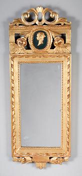SPEGEL, gustaviansk, omkring år 1800.