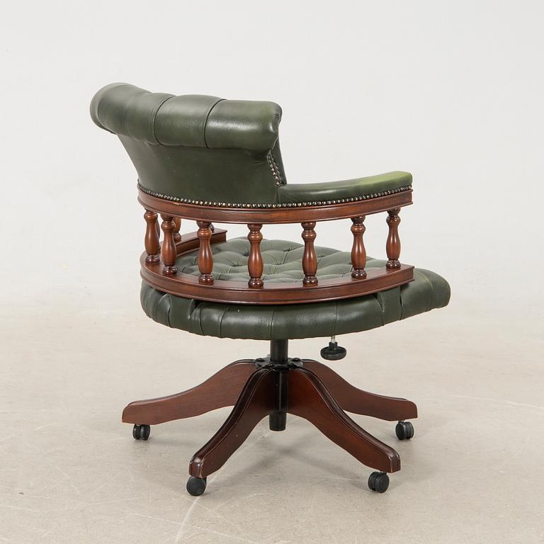 Desk chair England, later part of the 20th century.