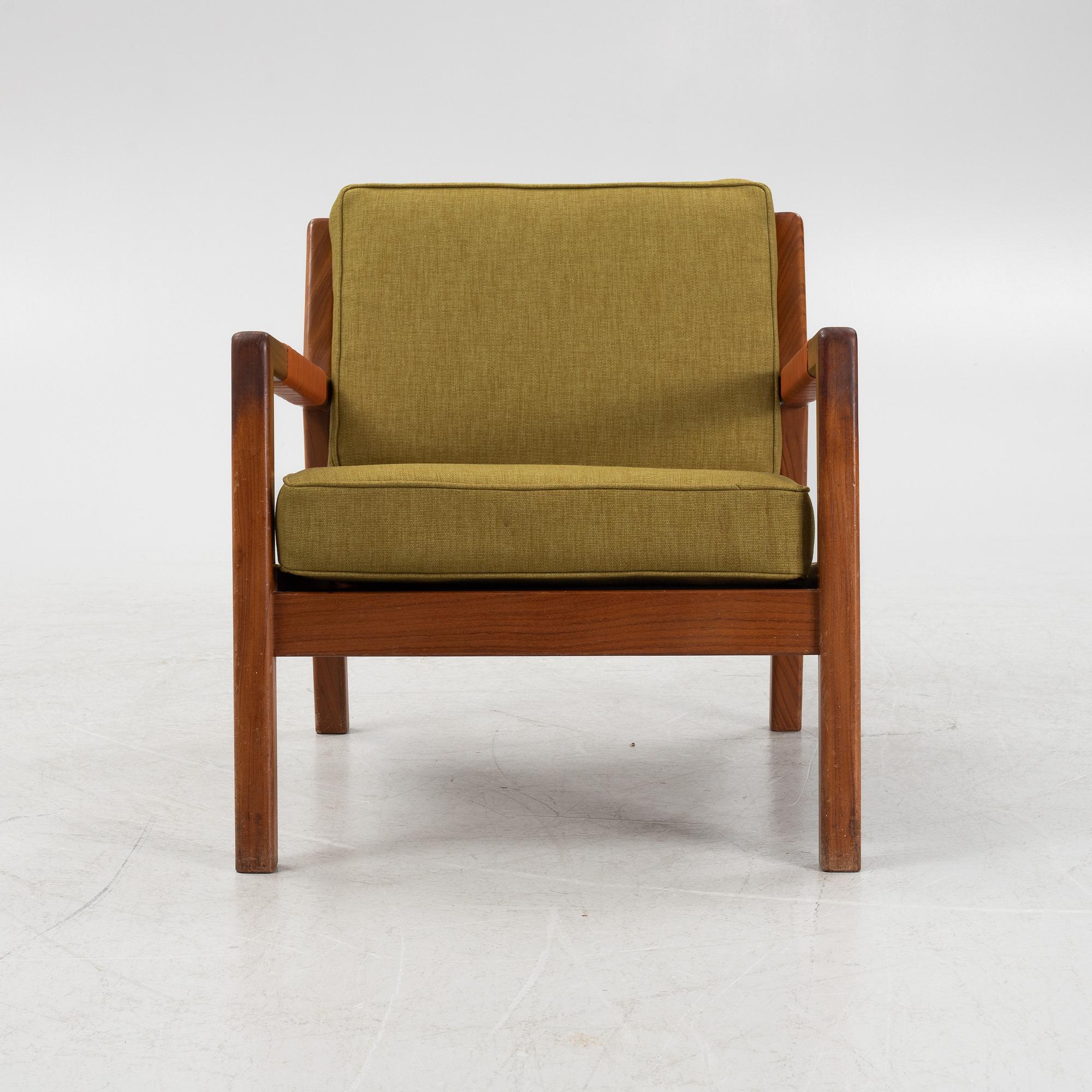 Carl Gustaf Hiort af Ornäs, a mid-20th-century 'Rialto' armchair, Puunveisto Oy - Träsnideri Ab, Finland.