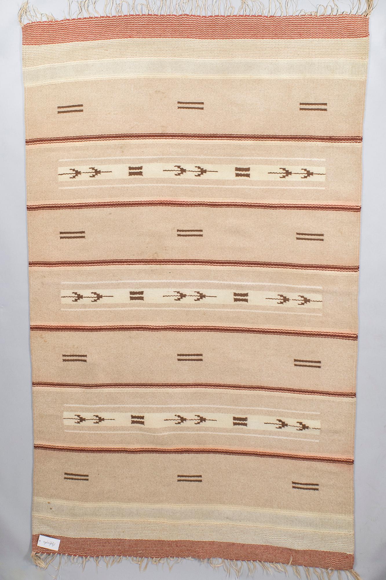 Karvalankamatto, 1930-luku. Noin 247 x 150 cm.