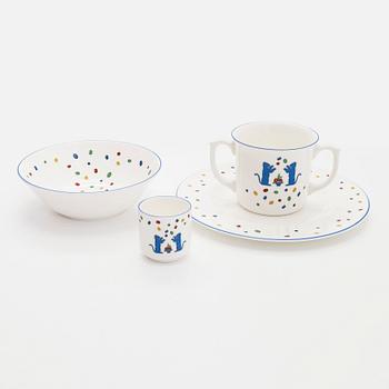 Cartier, lastenastiasto, 4 osaa, posliinia, "La Maison des Enfants.