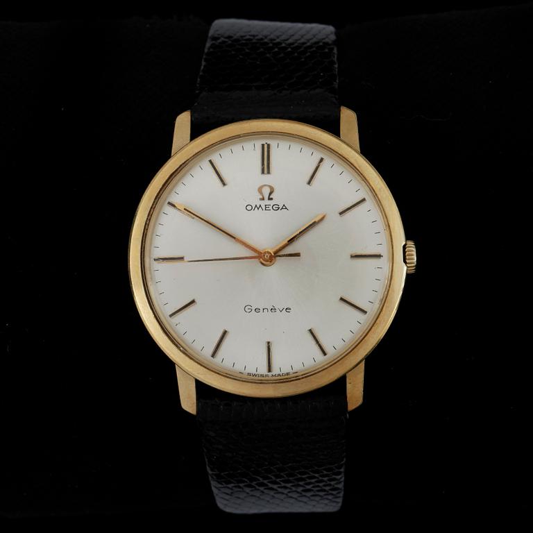 ARMBANDSUR, herr, 14k guld, Omega, 1950/60-tal.