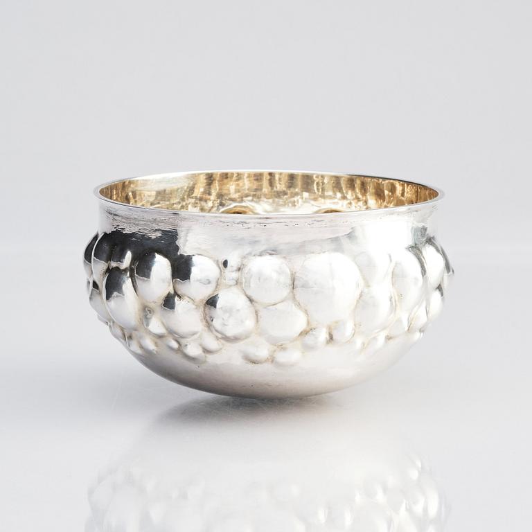 Birger Haglund, a sterling silver bowl, Stockholm 1966.