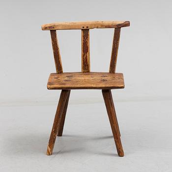A 18th/19th century wooden chair.