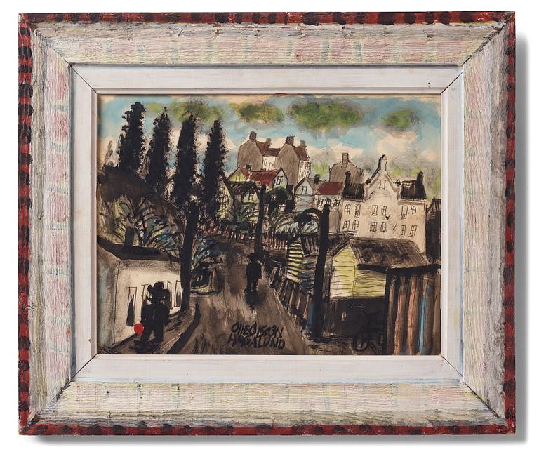 Olle Olsson-Hagalund, "Kväll, Hagalund".