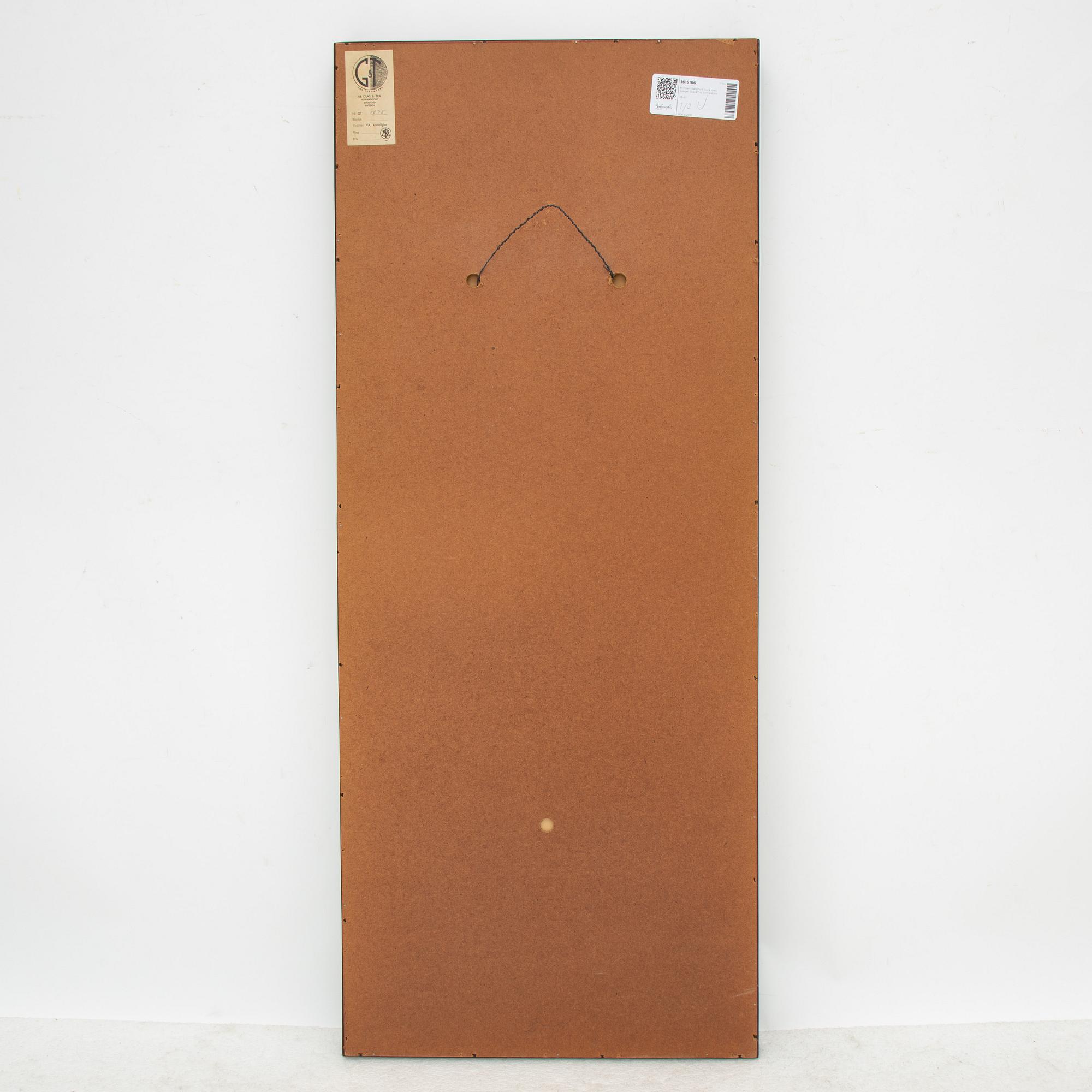 Rimbert Sandholt, a chest of drawers and a mirror, Glas & Trä, Hovmantorp, 1960's/70's.