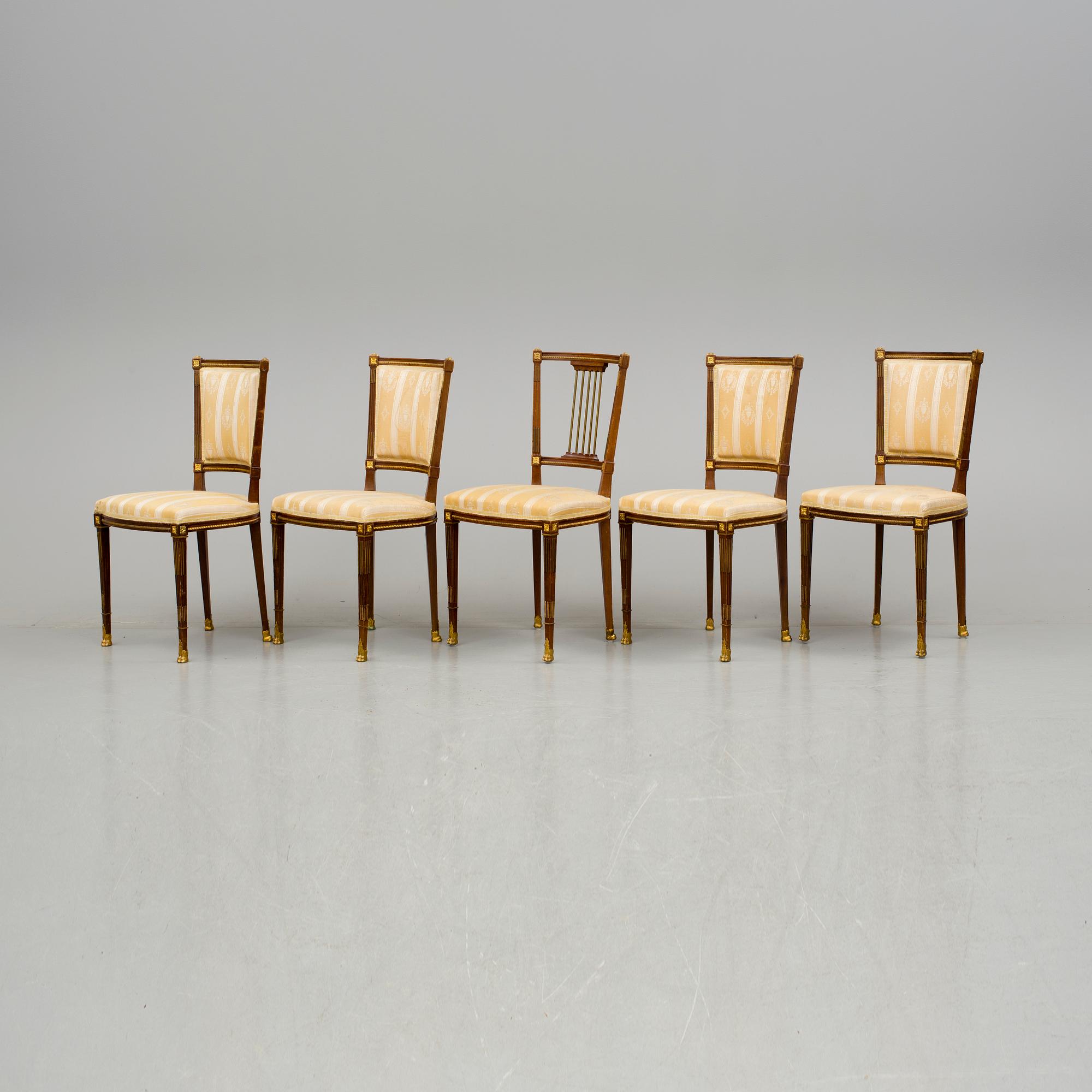 SALONGSGRUPP, 8 delar, empirstil, Ryssland, 1900-talets början.