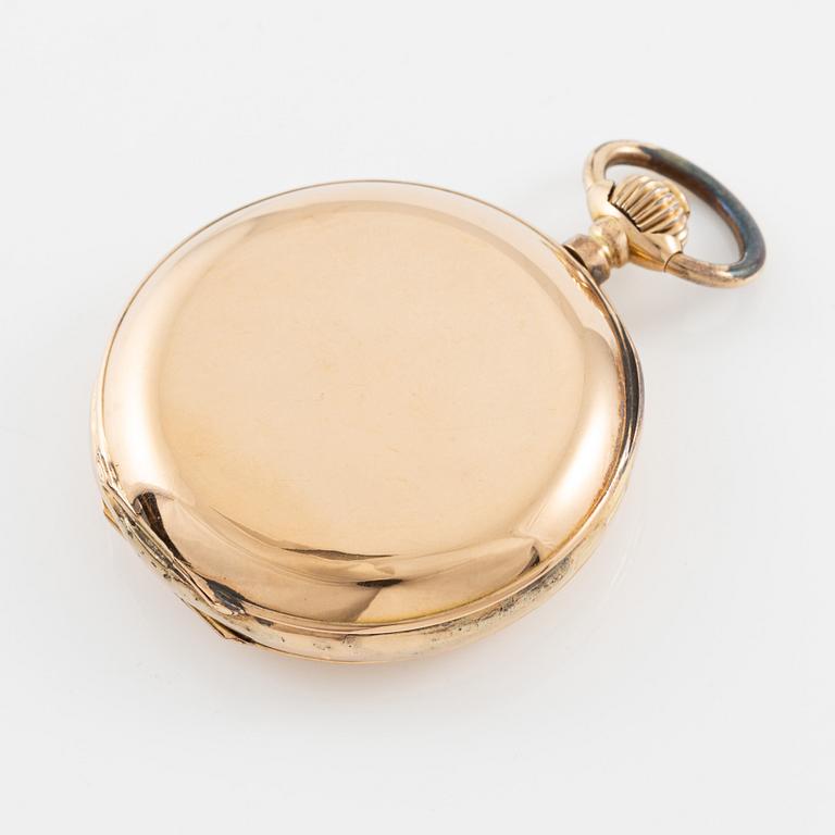 Pocket watch, hunter, 49 mm.