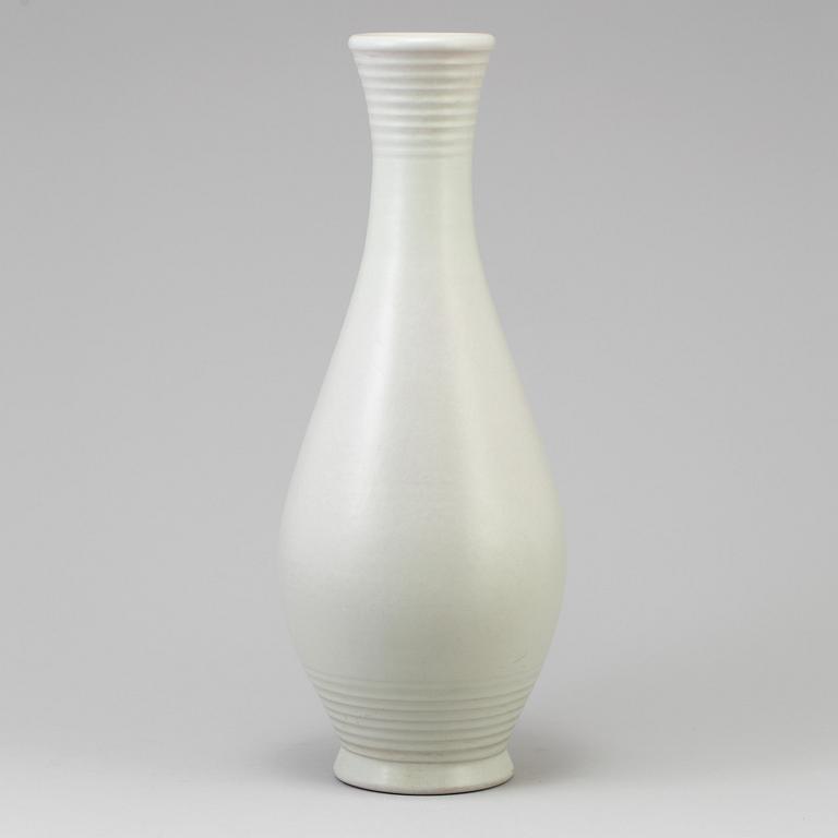 A mid 20th century Ewald Dahlskog faience floor vase from Bo Fajans.