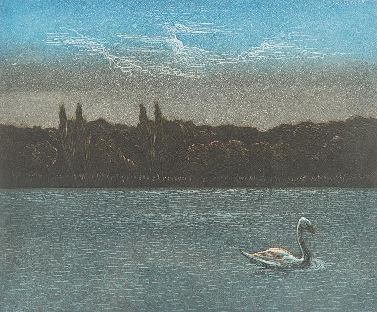 Tuula Lehtinen, 'Saari' (Island) and "Joutsenlampi" (Swan Pond).