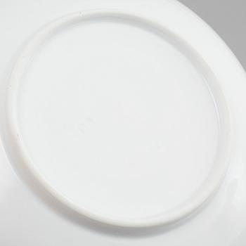 Eleven pieces of porcelain tabel ware, by Fischer and Mieg, second half of the 19th cenutry.