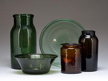 PARTI GLAS, 5 delar, 1800-tal.