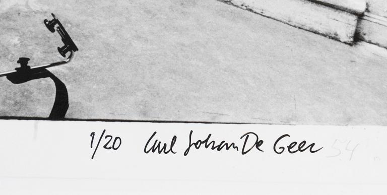 Carl Johan De Geer, "Janos, Frasse och Hilding. Tårtan 1972".