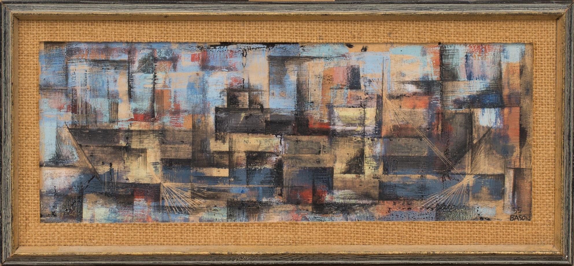 BENGT ANDERSSON, olja på pannå, signerad och daterad -55.