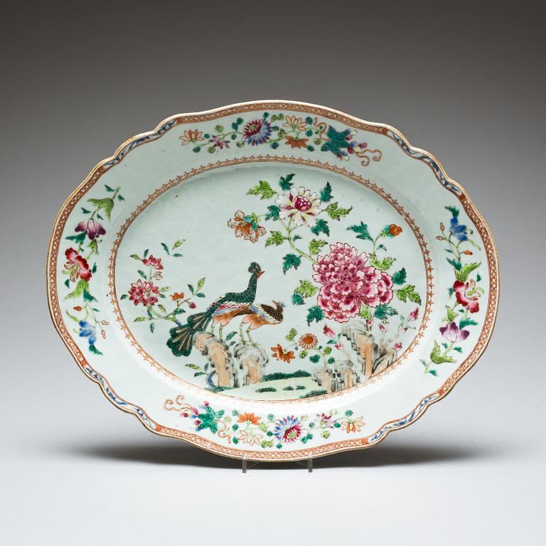 STEKFAT, kompaniporslin, Kina, Qialong, 1736-95.
