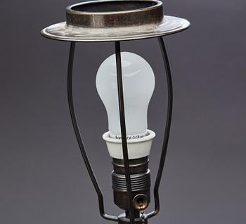 BORDSLAMPA, barockstil, 1900-talets mitt.