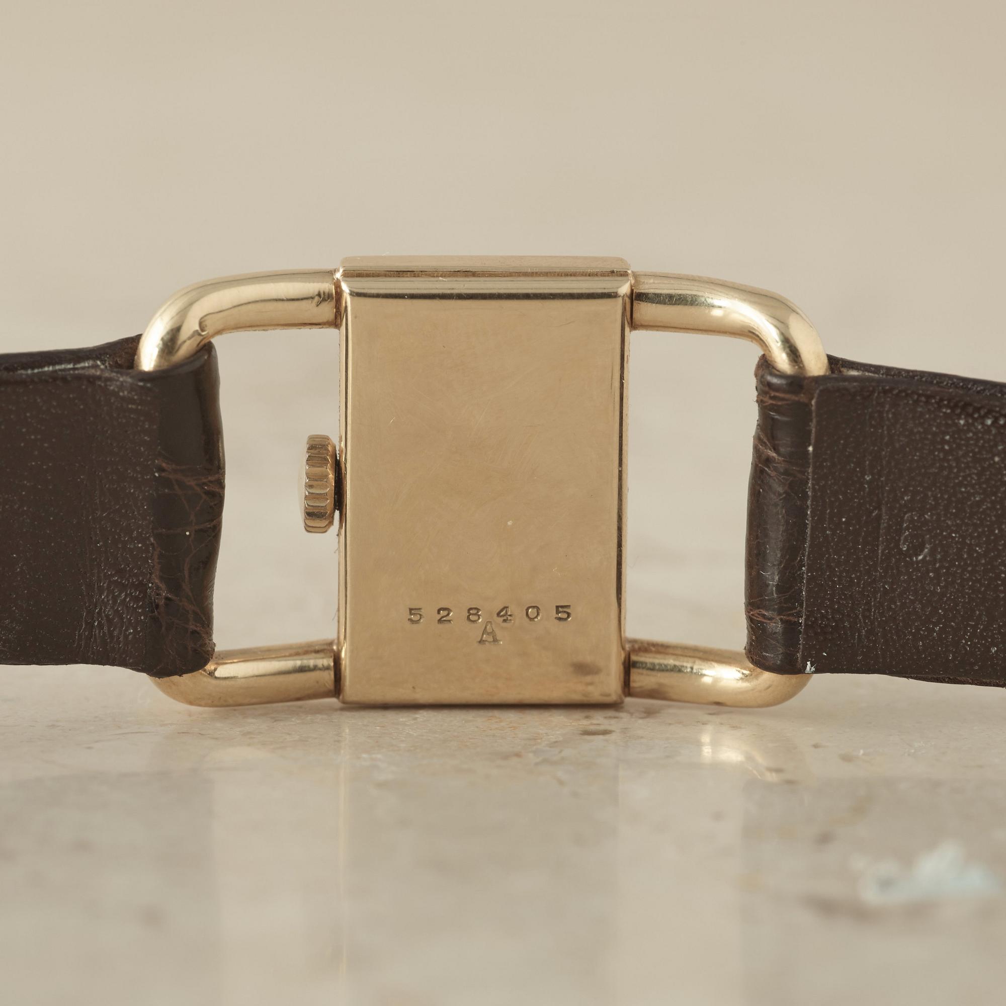 JAEGER-LECOULTRE, "Etrier Hermès",  wristwatch, 23 x 14,5 (34) mm,