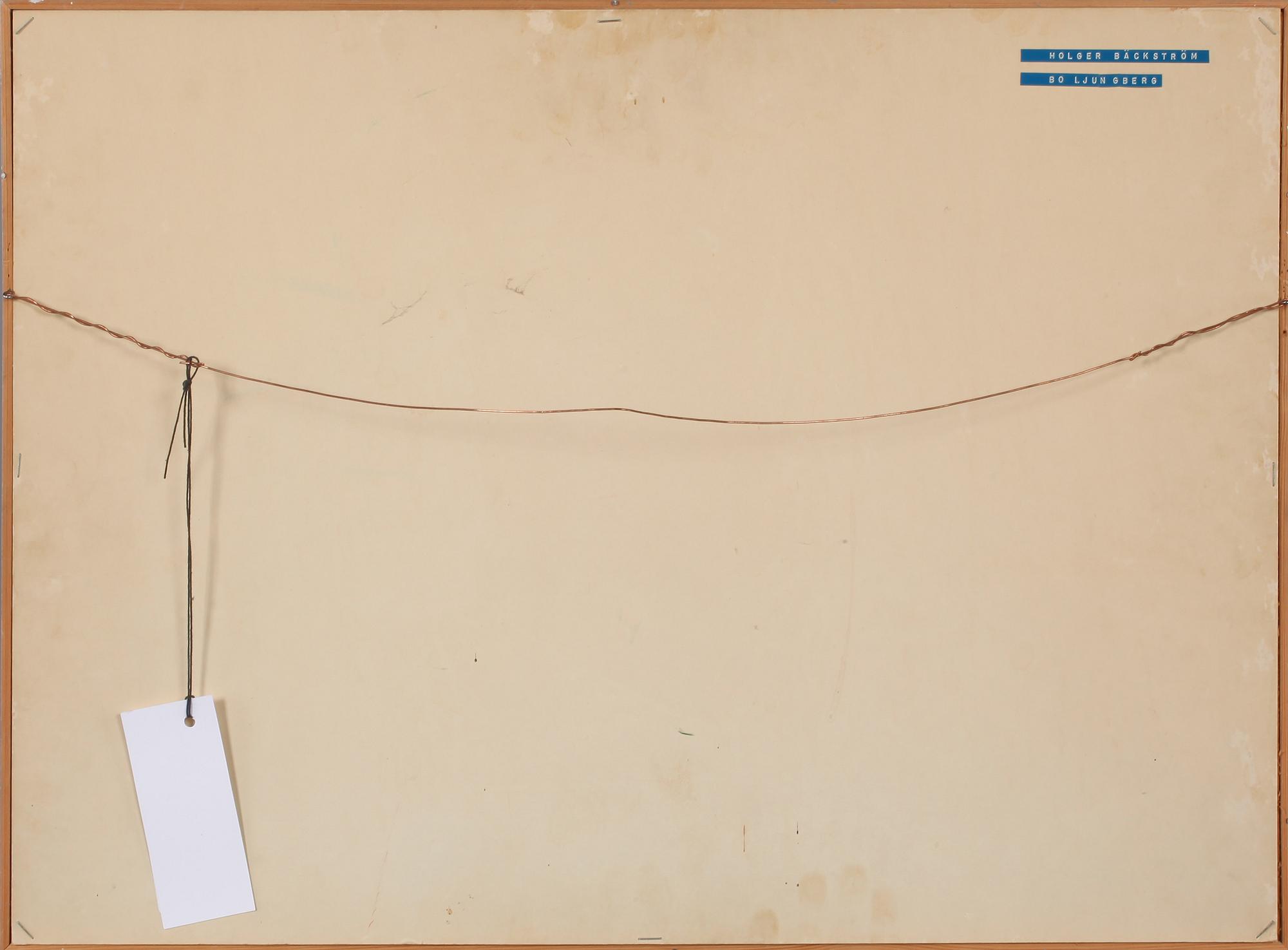 BECK & LJUNG (HOLGER BÄCKSTRÖM & BO LJUNGBERG), "Felixsnurran", signerad, daterad 68 och numrerad 41/60.