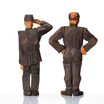 Axel Petersson Döderhultarn, "Beväringsmönstring" (The Enrollment Act), 6 pieces.