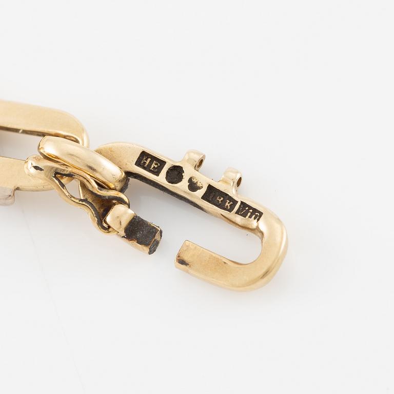 Bracelet, Engelbert, 18K gold and white gold with brilliant-cut diamonds.