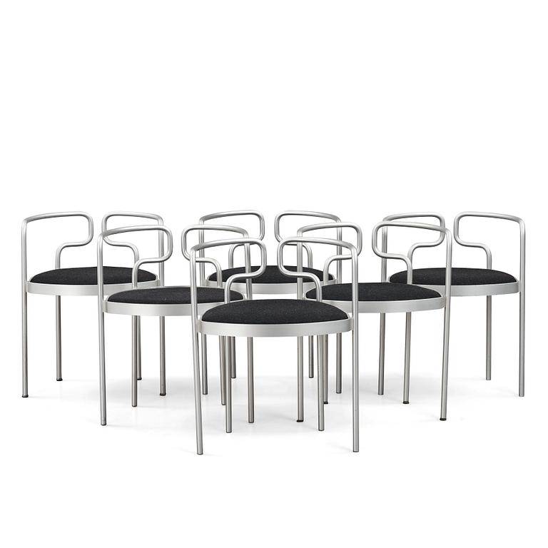 Henning Larsen, stolar, 6 st, modell 9230, Fritz Hansen, Danmark, efter 1967.