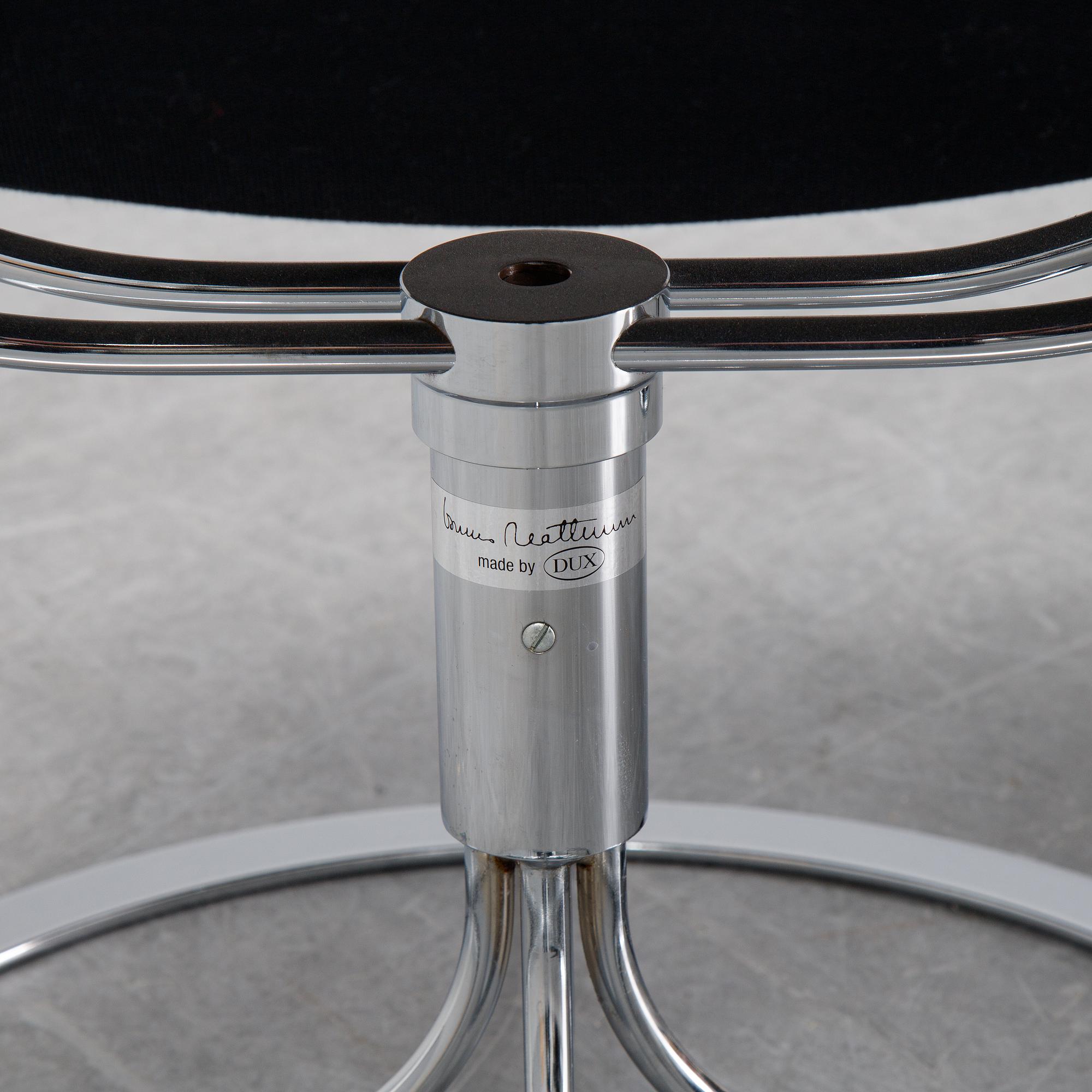 Bruno Mathsson, fåtöljer, ett par, "Jetson" för Dux 2000-tal, formgiven 1969.