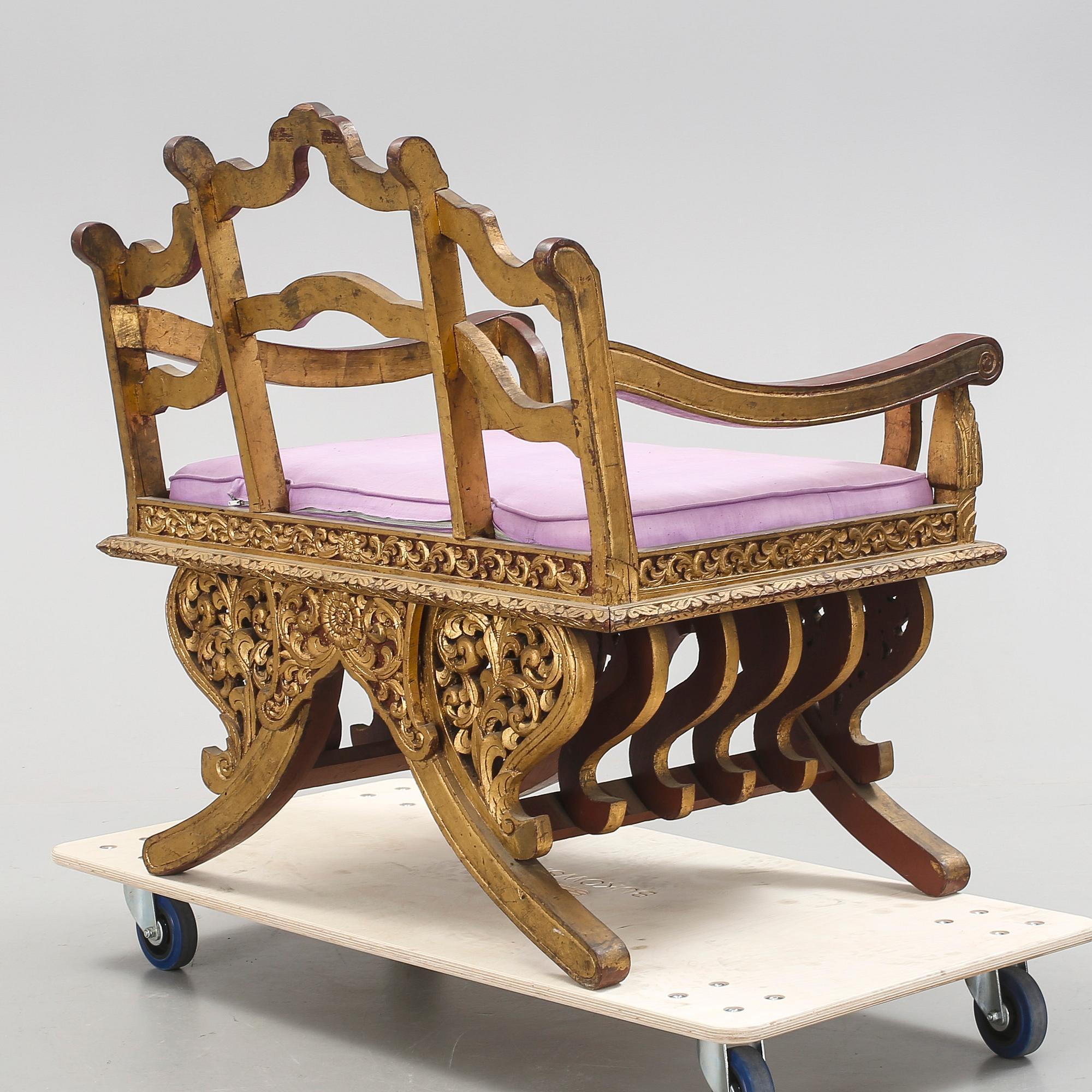 KARMSTOL, orientalisk, omkring år  1900.