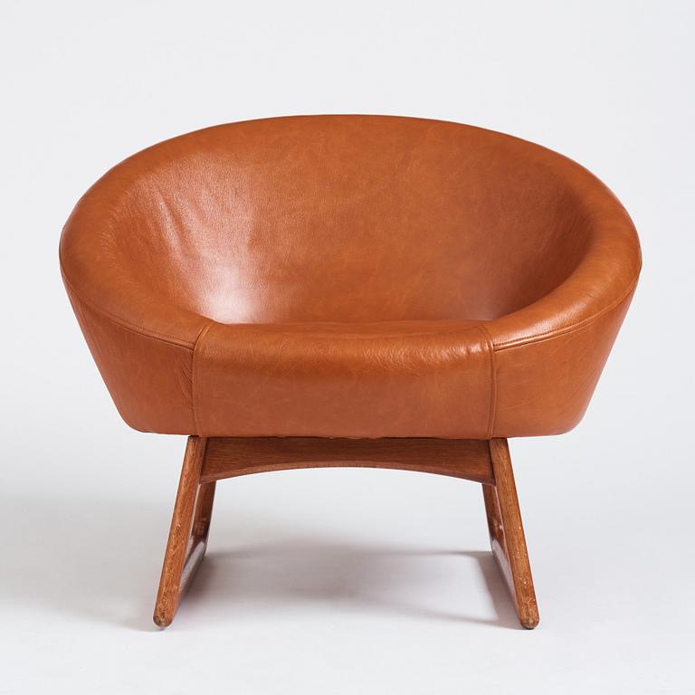 Kurt Østervig, a '57A' easy chair, Rolschau Møbler, Denmark, 1950s.