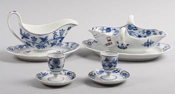 PARTI PORSLIN, 5 delar. Meissen.