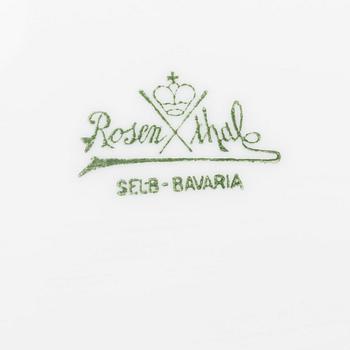 MATSERVIS, porslin, 59 delar, porslin, "Maria Björnbär", Rosenthal.