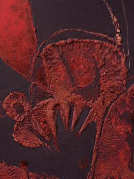 Cesár Manrique, "Resto rojo".