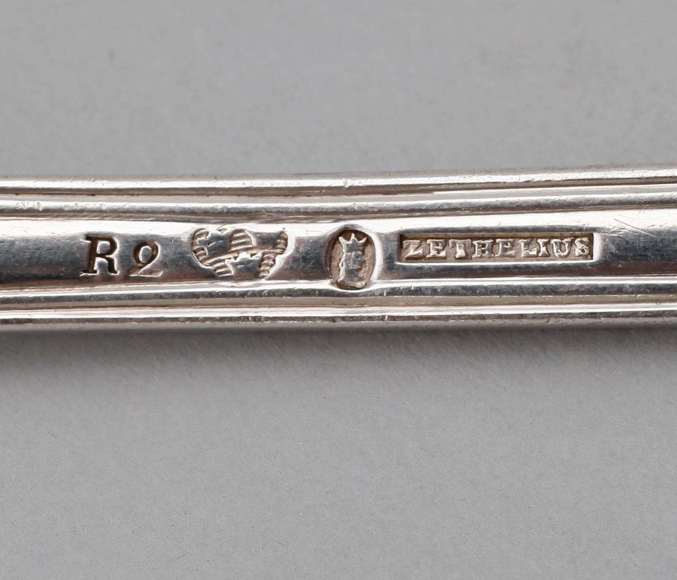 RAGUSKED, silver, Pehr Zethelius, Stockholm 1799. Vikt ca 132 gram.