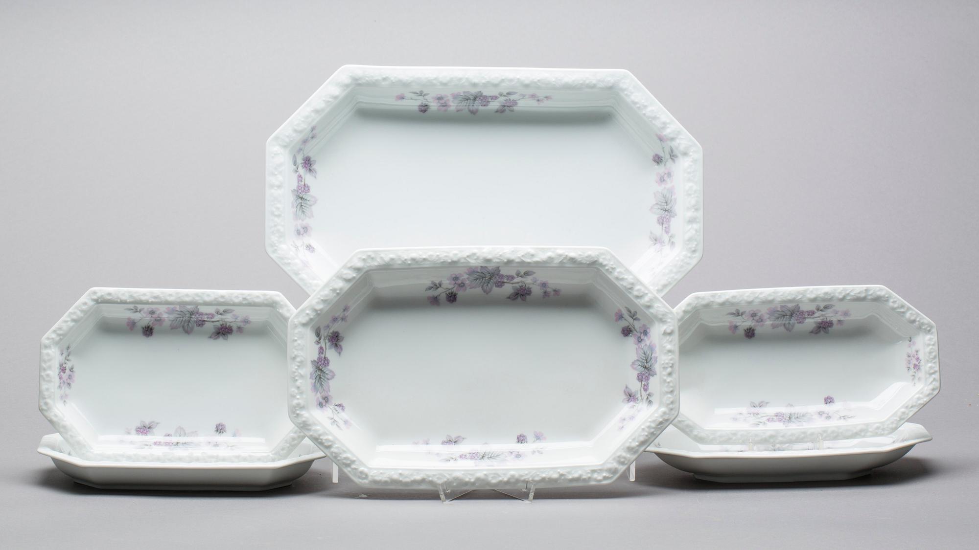 SERVIS, ca 45 delar, Maria Rosenthal, 1900-talets mitt, porslin.