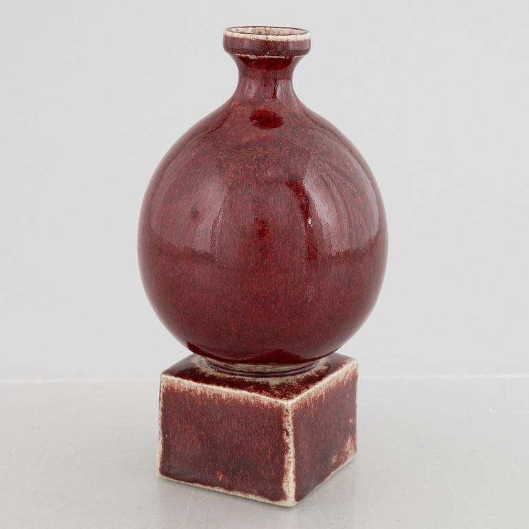 Sven Wejsfelt, a stoneware vase, Gustavsberg Studio 1972.
