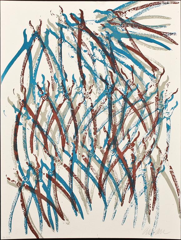 FERNANDEZ ARMAN, "ARTISTERY: DENTISTERY", mapp med 5 färglitografier, sign o numr 94/250.