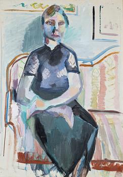 Karin Parrow, oil on canvas, signed.