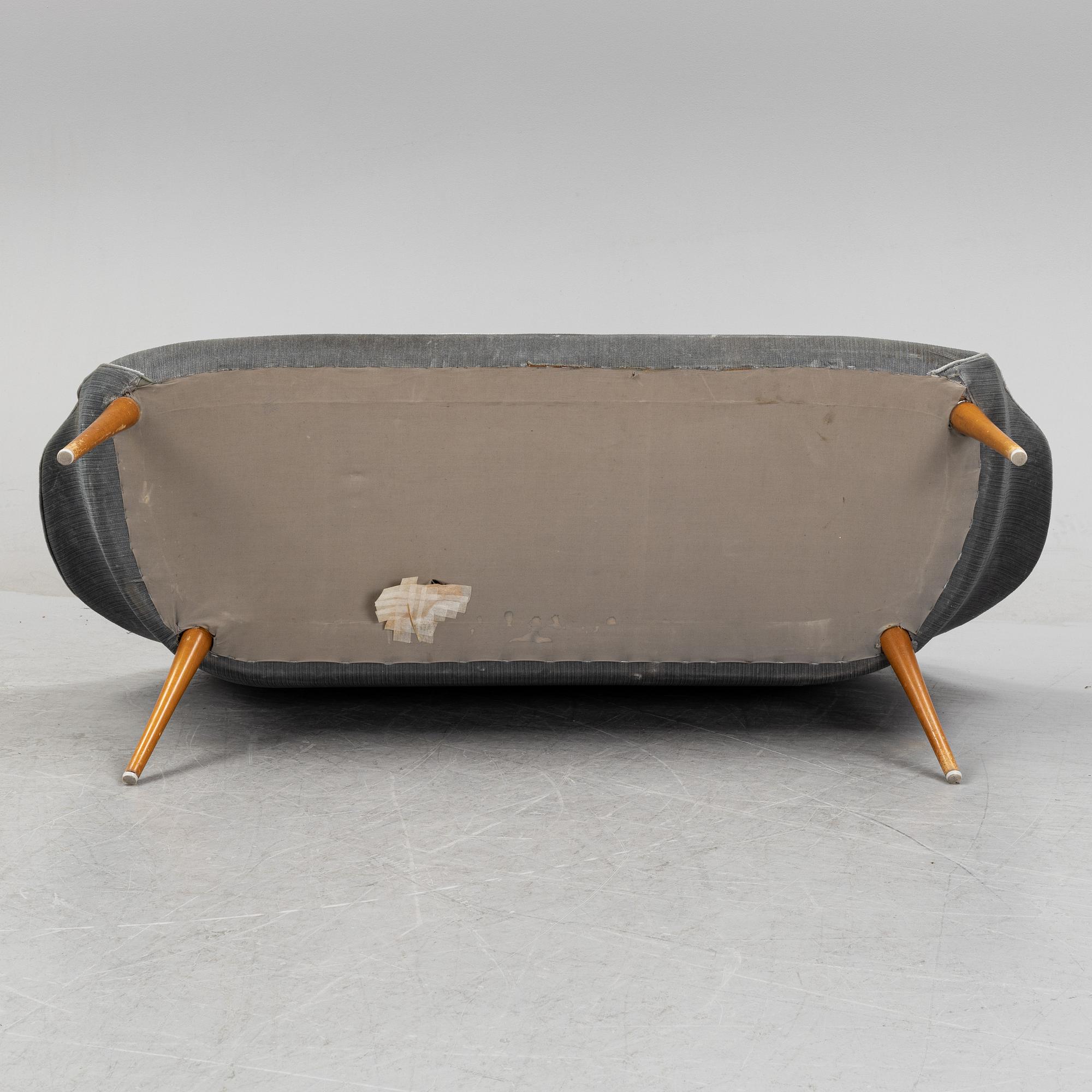 A sofa and easy chair, 'Tonga 48', Nordiska Kompaniet, 1950's.