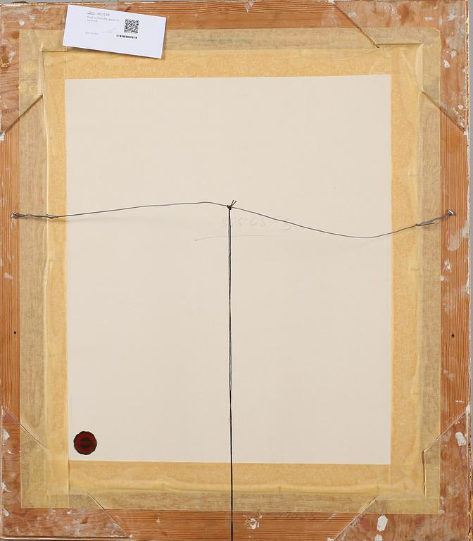 INGE SCHIÖLER, gouache, signerad.