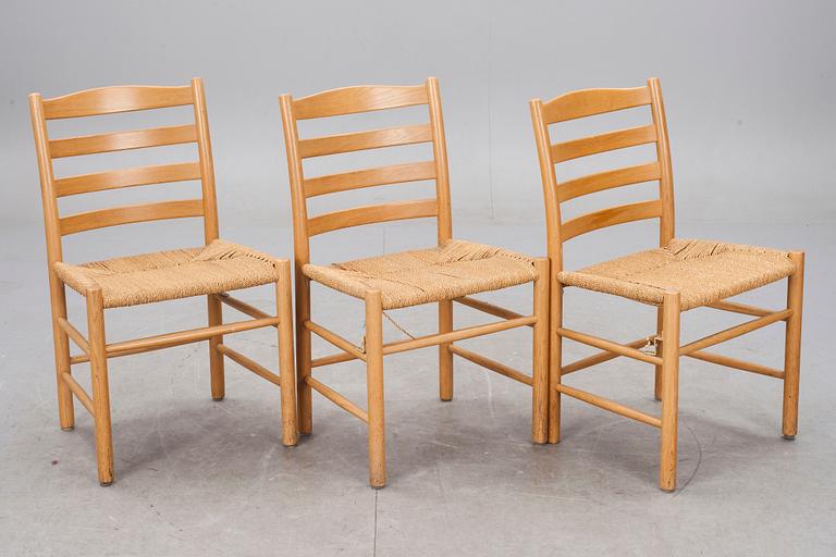 STOLAR, 6 st, "kyrkstolen", Kaare Klint, Danmark.