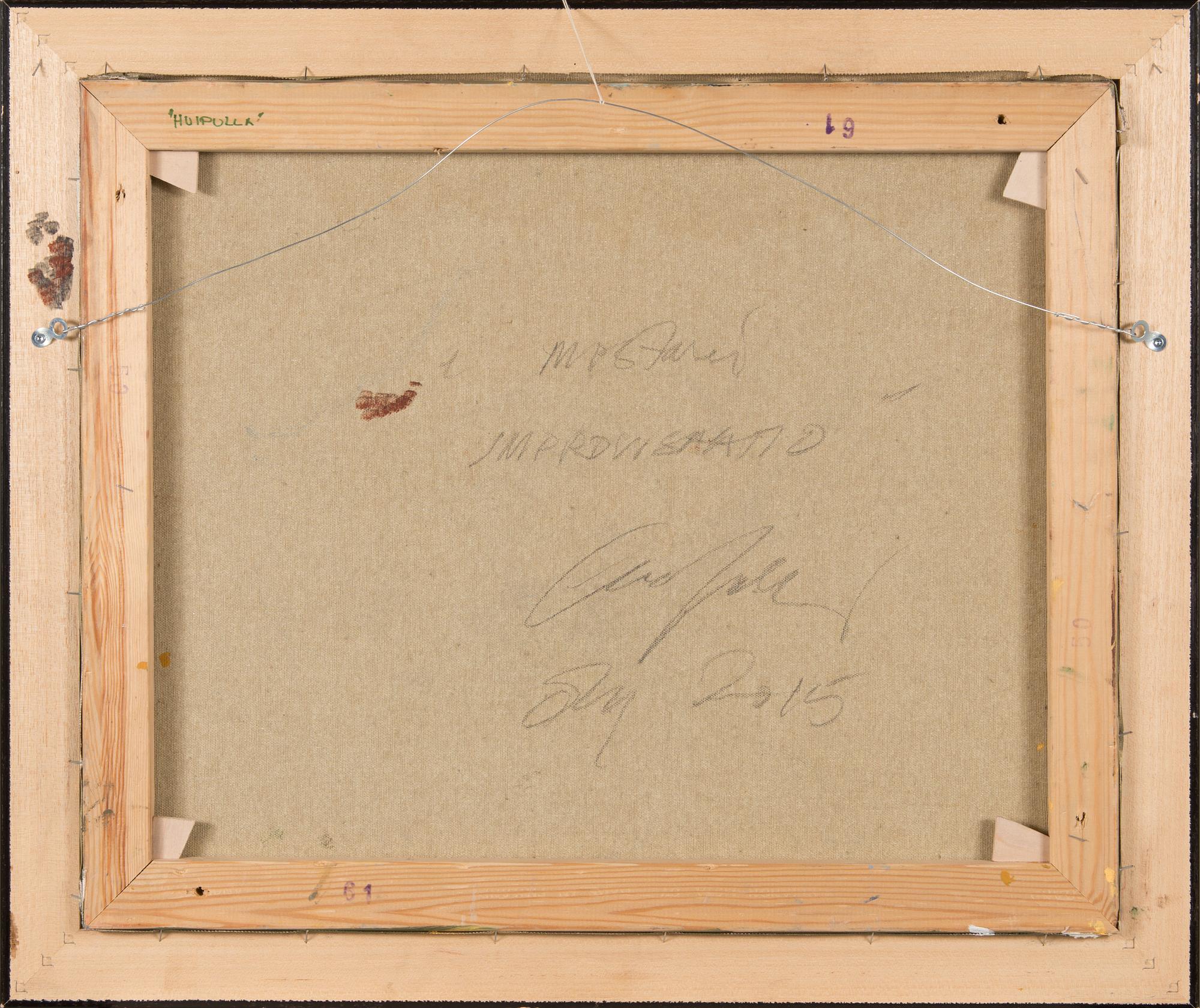 OLLI JOKI, oil on canvas, signed and dated 2015.