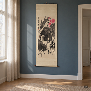 Qi Baishi, after, Lotus, 20th century.