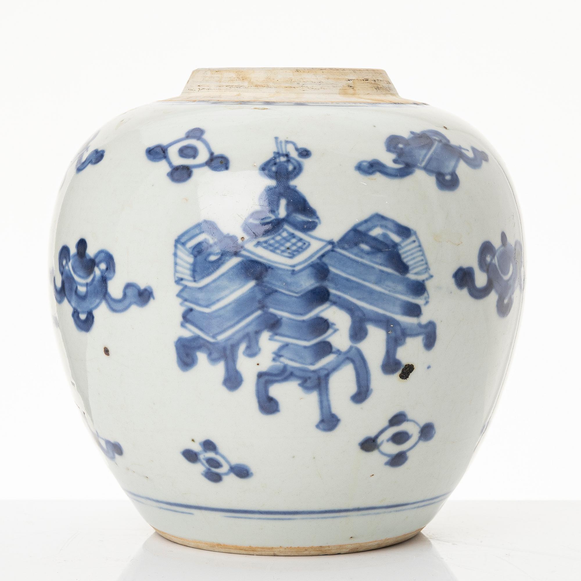 Bojan, porslin, qingdynastin, Kina, 1700-tal.